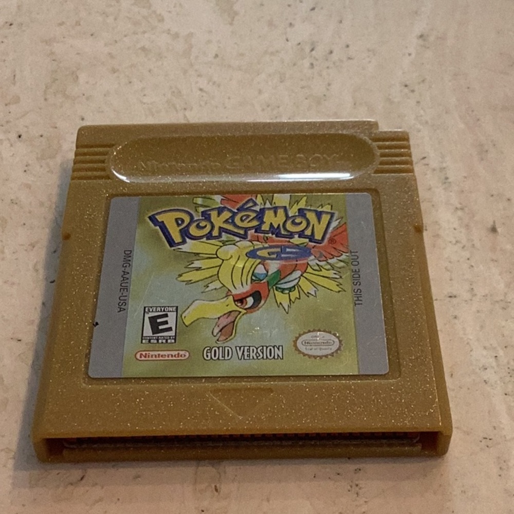 Pokemon Gold Version Nintendo Gameboy Color Game Boy Authentic 2000 Original - Picture 2 of 16